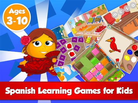 14 fun Spanish learning games for kids + adults free online.